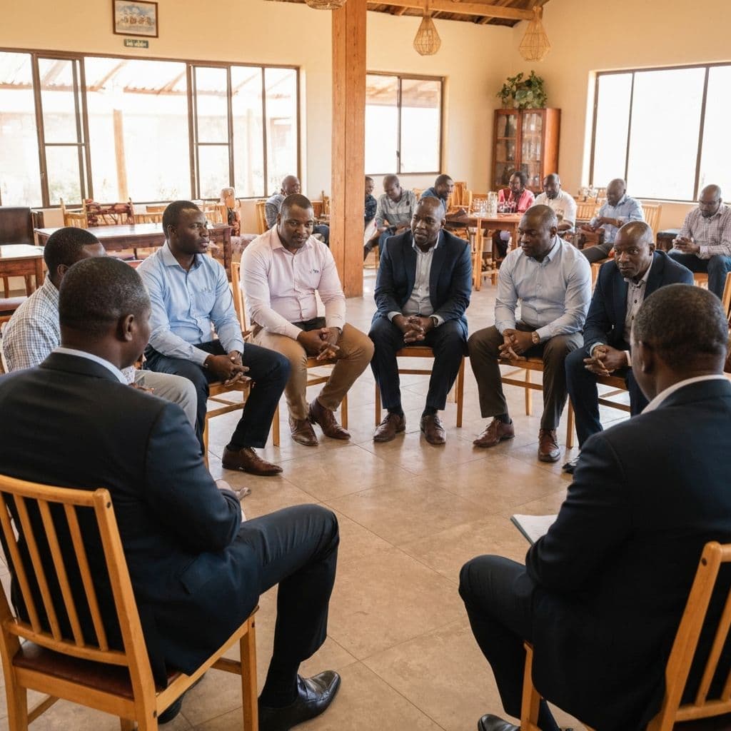 Babylon Community weekly mentorship gathering in Katutura